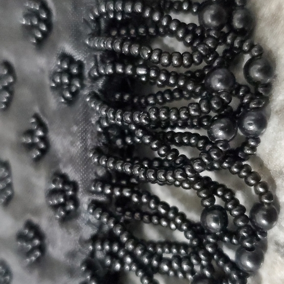 Beaded Satin Evening Bag - Picture 6 of 12